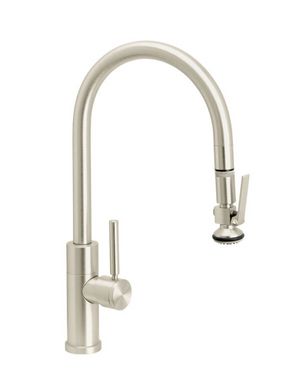Waterstone™ Modern Pulldown Faucet, Lever Sprayer,Satin Nickel
