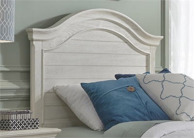 Liberty Furniture Bayside Antique White Youth Bedroom Twin Panel Headboard
