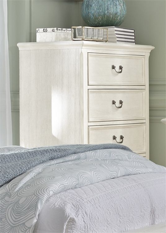 Liberty Furniture Bayside Antique White Youth Bedroom 5 Drawer Chest-0