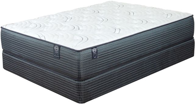 Restonic® Crowley Wrapped Coil Plush Tight Top King Mattress 1
