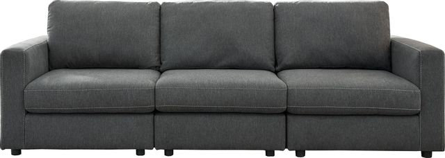 Signature Design by Ashley® Candela Charcoal 3 Piece Sectional-0