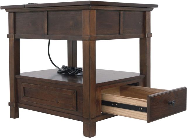 Signature Design by Ashley® Gately Medium Brown End Table 0