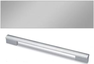 Miele Slimline Clean Touch Steel Door Panel with Signature Handle 4" Toekick 