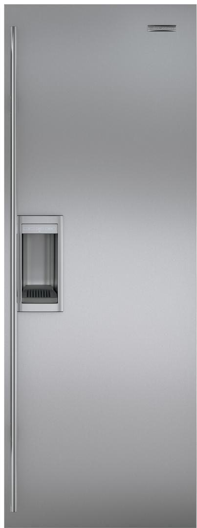 Sub-Zero® Classic 42" Stainless Steel Flush Inset Refrigerator Door Panel with Tubular Handle-0