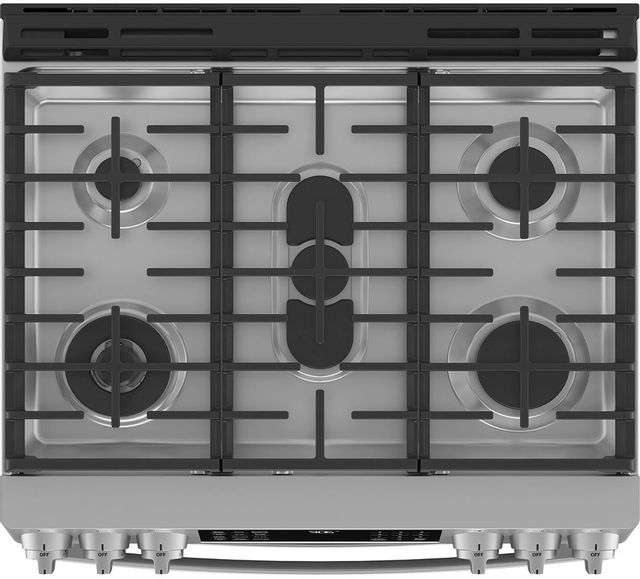 GE Profile™ 30" Fingerprint Resistant Stainless Steel Slide In Double Oven Natural Gas Range 15