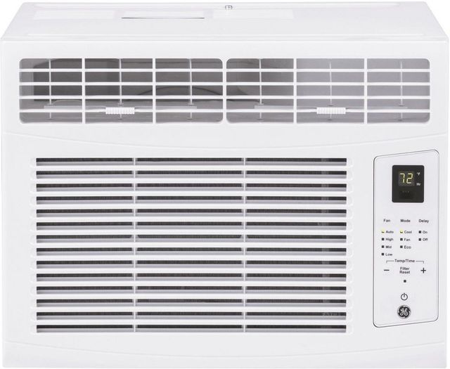 GE® 6,000 BTU's Light Cool Gray Window EZ Mount Room Air Conditioner