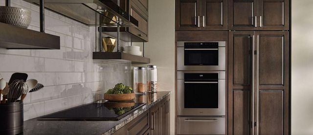 Wolf® M Series Transitional 1.6 Cu. Ft. Stainless Steel Built In Drop-Down Door Microwave Oven 2