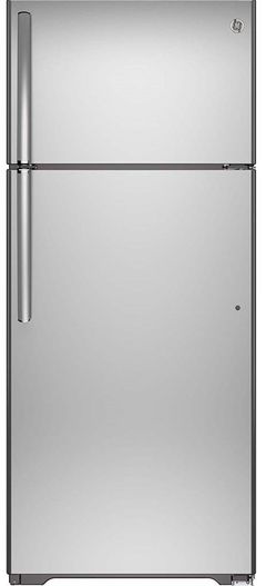 GE® 18.0 Cu. Ft. Stainless Steel Top Freezer Refrigerator