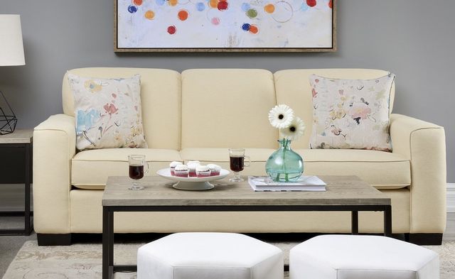 Decor-Rest® Furniture LTD 2705 Beige Sofa 3