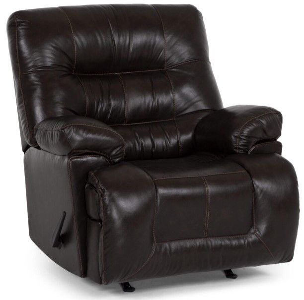 Franklin™ Boss Antiqua Dark Chocolate Recliner Chair-0