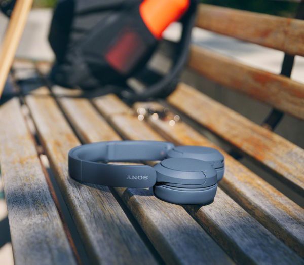 Sony® Blue Wireless On-Ear Headphones 6