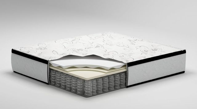 Sierra Sleep® by Ashley® Chime 12" Ultra Plush Hybrid King Mattress in Box-3
