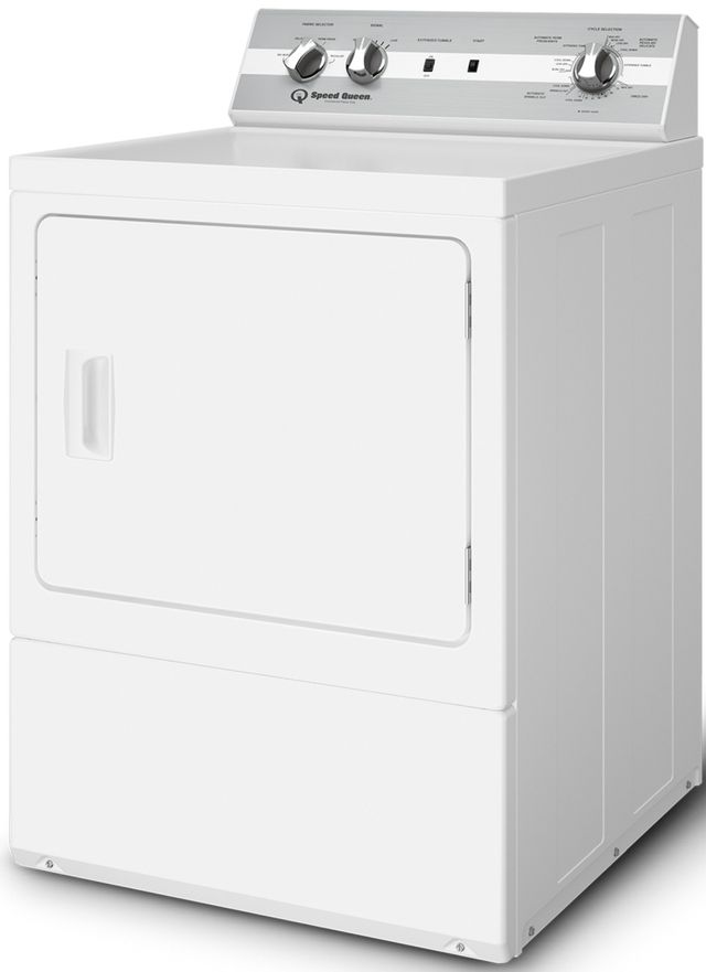 Speed Queen® DC5 7.0 Cu. Ft. White Electric Dryer 2