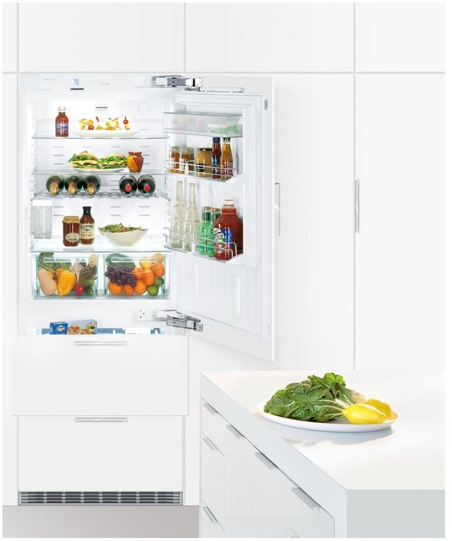 Liebherr 30 in. 14.1 Cu. Ft. Panel Ready Built-In Counter Depth Bottom Freezer Refrigerator-2