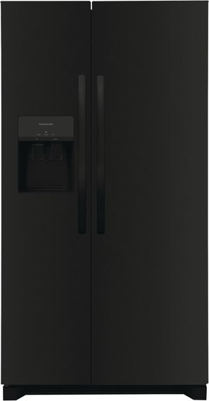 Frigidaire® 25.6 Cu. Ft. Black Side-by-Side Refrigerator