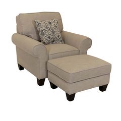 Bassett Furniture Sanderson Chair and Ottoman