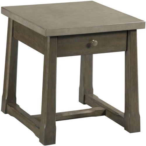 Hammary® Torres Natural Grey Rectangular Drawer End Table