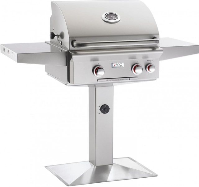 American Outdoor Grill T Series 24" Patio Post Grill-Stainless Steel-24NPT-0