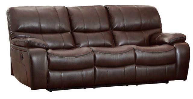 Homelegance® Pecos Power Double Reclining Dark Brown Sofa