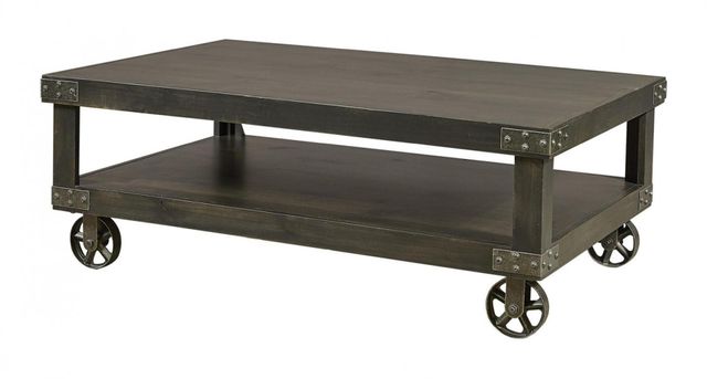 aspenhome® Industrial Ghost Black Cocktail Table-0