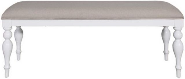 Liberty Summer House Oyster White Bench 1