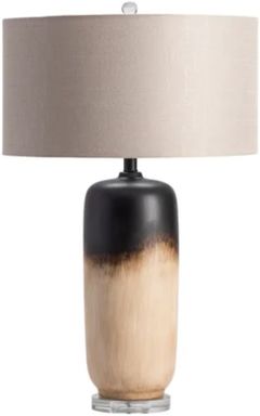 Crestview Collection Latina Beige/Black/Light Brown Table Lamp