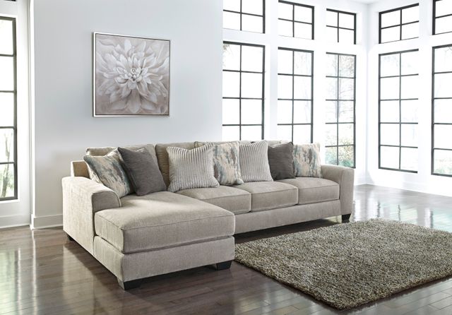 Benchcraft® Ardsley 3-Piece Pewter Sectional 0