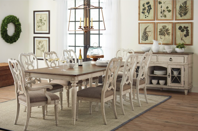 American Drew® Southbury White Parchment Rectangular Dining Table-1