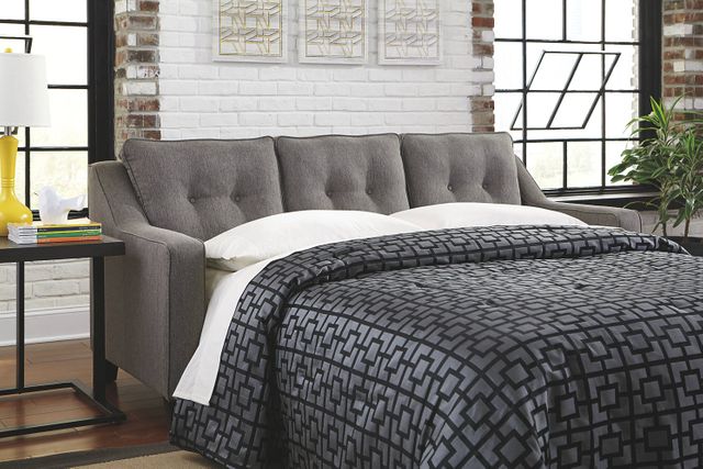 Benchcraft® Brindon Charcoal Queen Sofa Sleeper 1