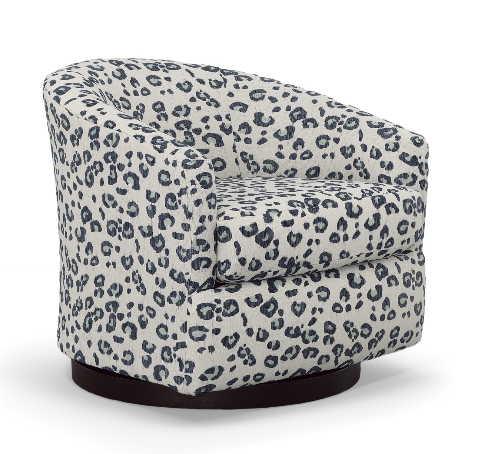 Leopard barrel outlet chair