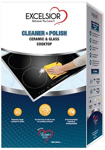 Excelsior™ Kitchen Care Collection Ceramic & Glass Cooktop Cleaner & Polish Kit 1