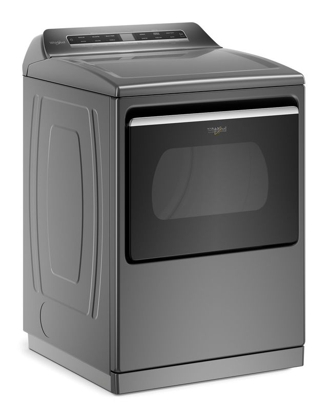 Whirlpool® 7.4 Cu. Ft. Chrome Shadow Front Load Electric Dryer-1