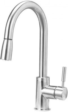Blanco Sonoma Stainless Steel Pullout Spray High-Arc Kitchen Faucet with Dual Spray