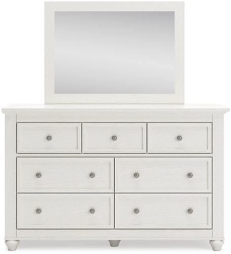 Signature Design by Ashley® Grantoni White Dresser and Mirror Set ...