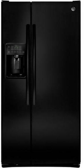 GE® 22.5 Cu. Ft. Side-By-Side Refrigerator-Black