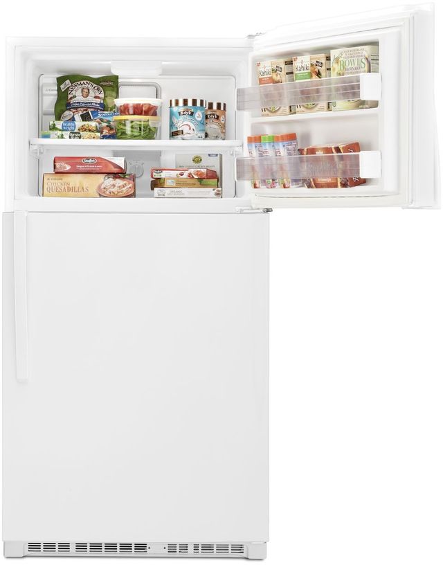 Whirlpool® 21.3 Cu. Ft. Monochromatic Stainless Steel Top Freezer Refrigerator 11