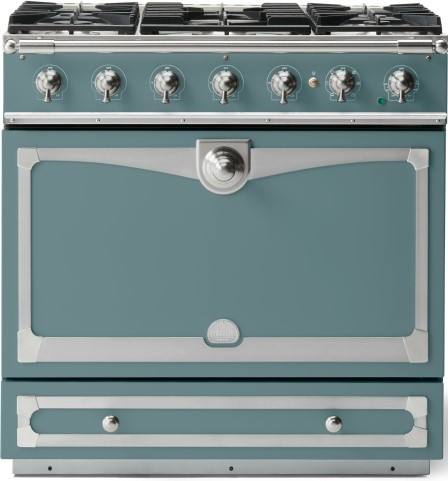 La Cornue CornuF 90 Albertine 36 Ocean Freestanding Dual Fuel Range   25682268 1864 4755 B029 8bd213d5a1f4 