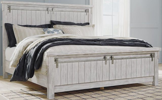 Signature Design by Ashley® Brashland White Queen Panel Bed 5