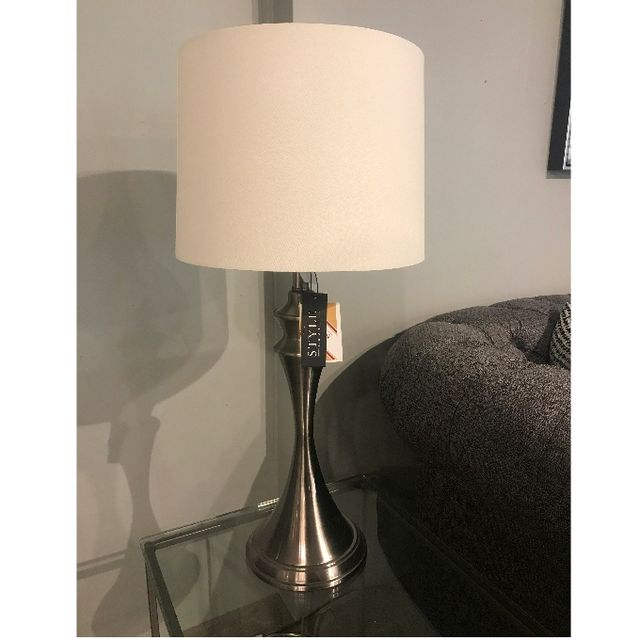 Stylecraft Table Lamp, Black Steel 1