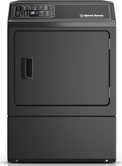 Speed Queen® DF7 7.0 Cu. Ft. Matte Black Front Load Gas Dryer