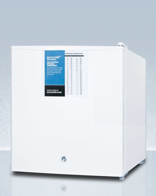 Accucold® 1.4 Cu. Ft. White Upright Freezer-1