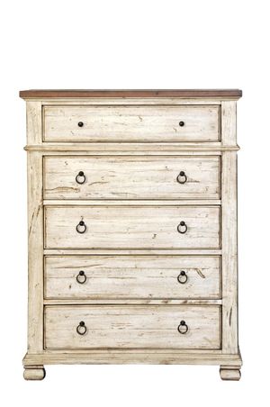 Belmont Two-Tone 5 Drawer Chest