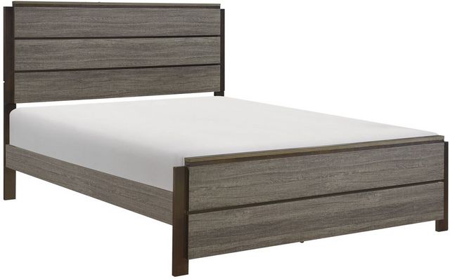 Homelegance® Vestavia Antique Gray/Dark Brown Full Bed