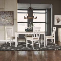Liberty Furniture Summerville 5-Piece Gray/White Dining Set