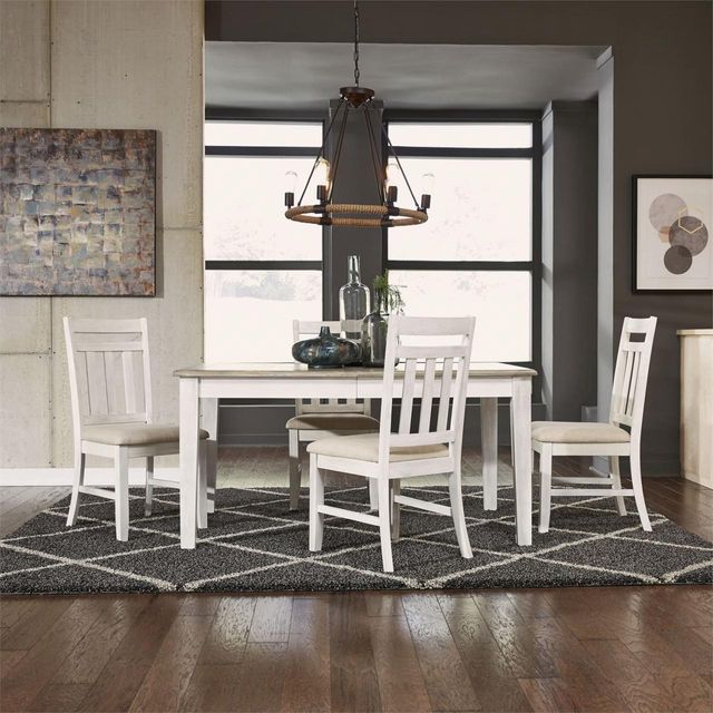 Liberty Furniture Summerville 5-Piece Gray/White Dining Set-0