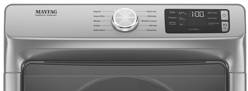 Maytag® 7.3 Cu. Ft. Metallic Slate Front Load Electric Dryer 11