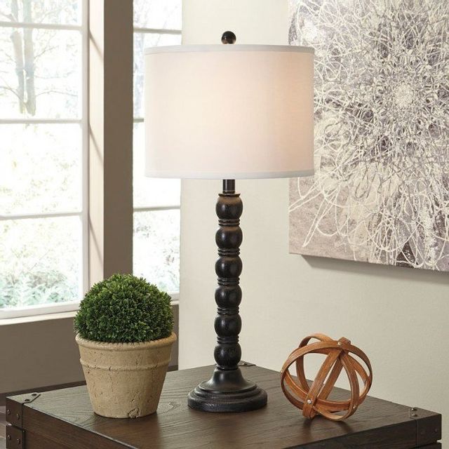 Signature Design by Ashley® Shellany Antique Black Poly Table Lamp 1