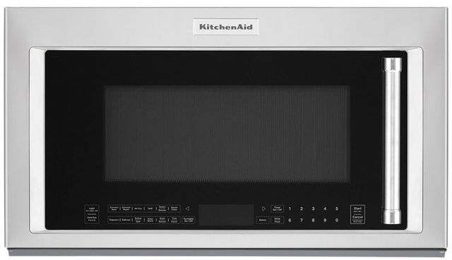 KitchenAid® 1.9 Cu. Ft. PrintShield™ Black Stainless Steel Over The Range Microwave 4
