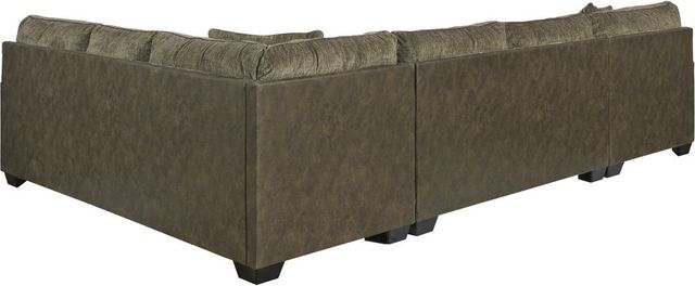 Benchcraft® Abalone 3-Piece Chocolate Sectional with Chaise 3