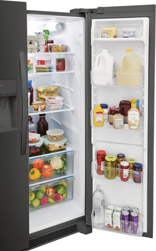 Frigidaire® 25.6 Cu. Ft. Black Stainless Steel Side-by-Side Refrigerator 8